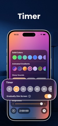 night light app with sleep timer
